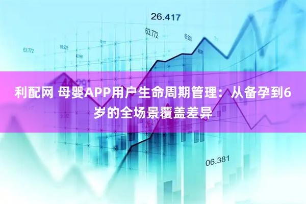 利配网 母婴APP用户生命周期管理：从备孕到6岁的全场景覆盖差异